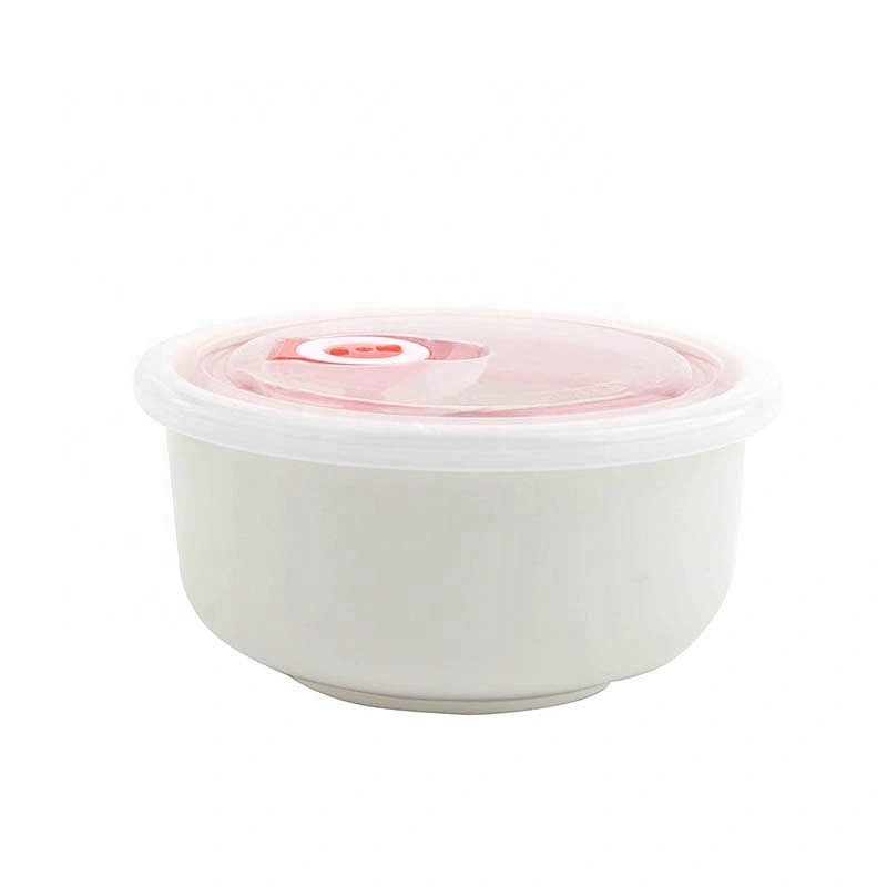 porcelain dinnerware decal fresh ceramic storage bowl with lids for microwave safe