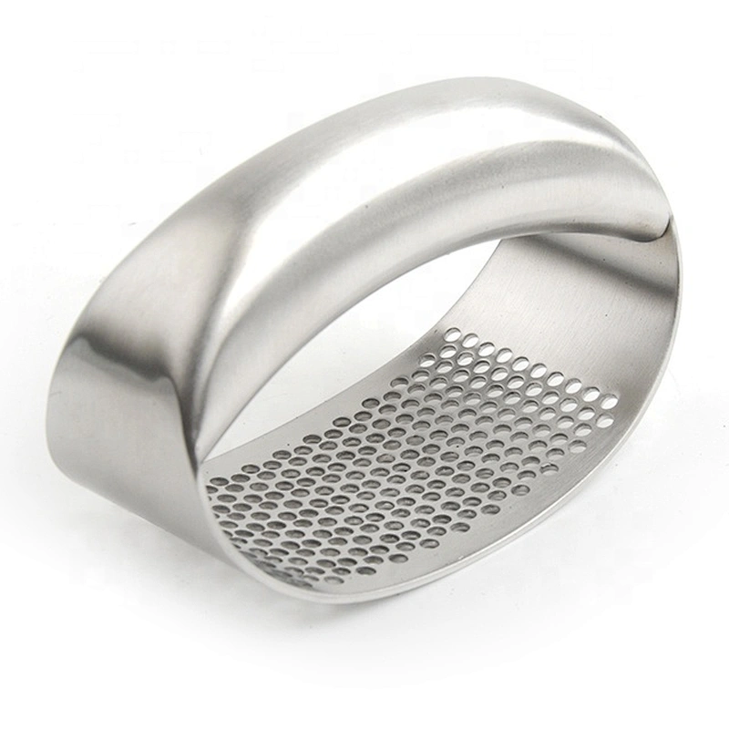 New design hot selling easy to use stainless steel garlic press