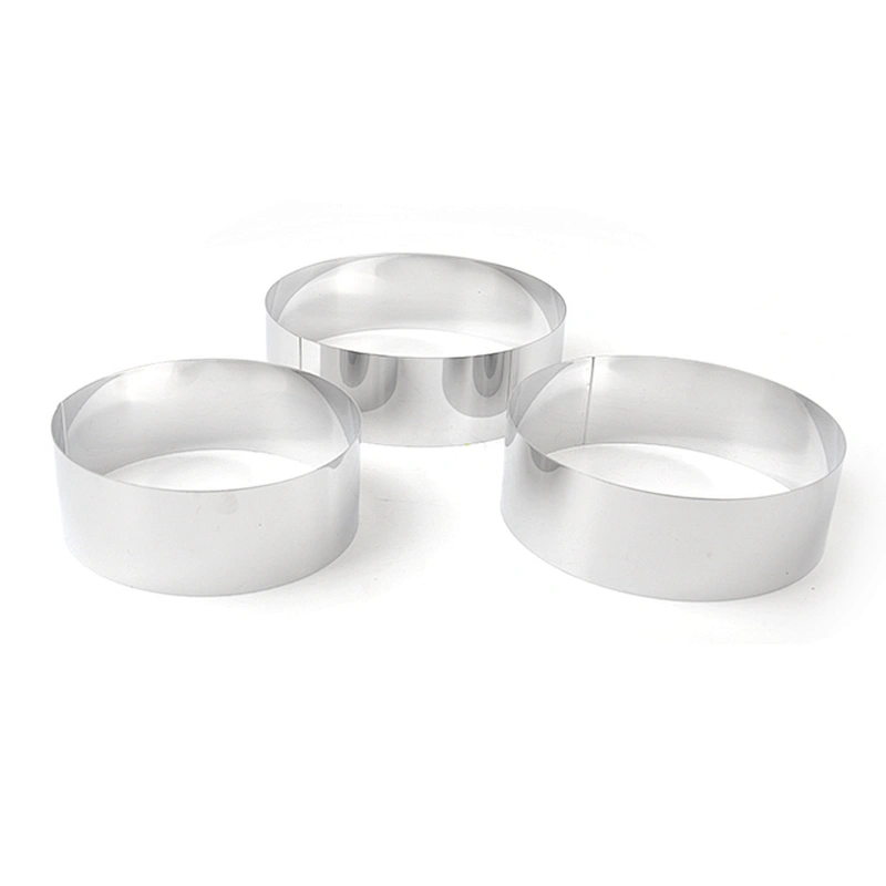 High Quality Stainless Steel round 3 PCS Cake Mould