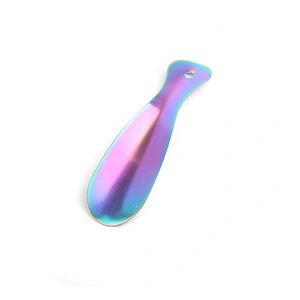 wholesale  best quality  home  colorful  metal small portable shoe horn