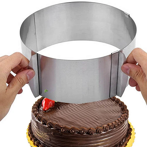 Hot sales adjustable size 6 to 12inch cake mould baking tools cake ring for kitchen bakeware