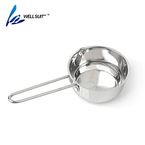 Best supplier durable long handle mixing bowl set chocolate melting bowl