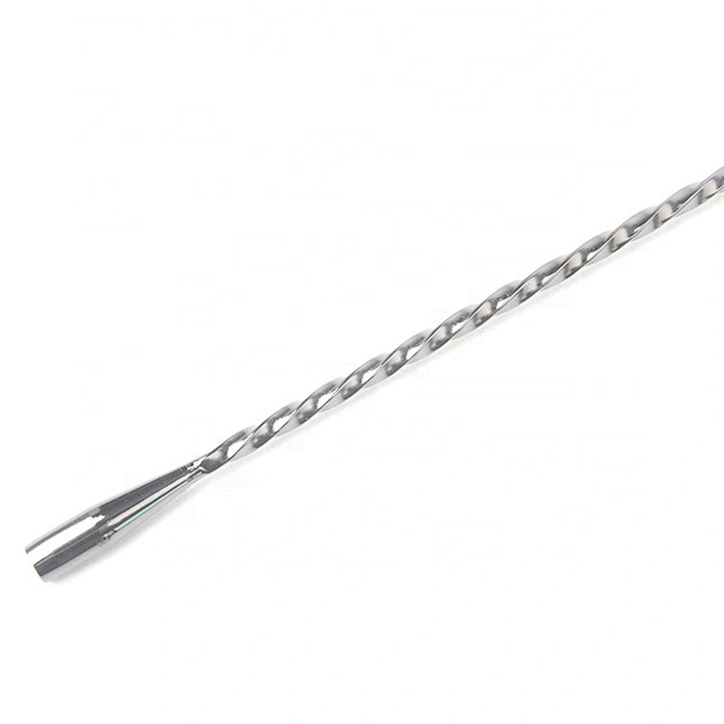 Stainless steel novelty custom silver metal bar tools drink stirrer cocktail stirrers