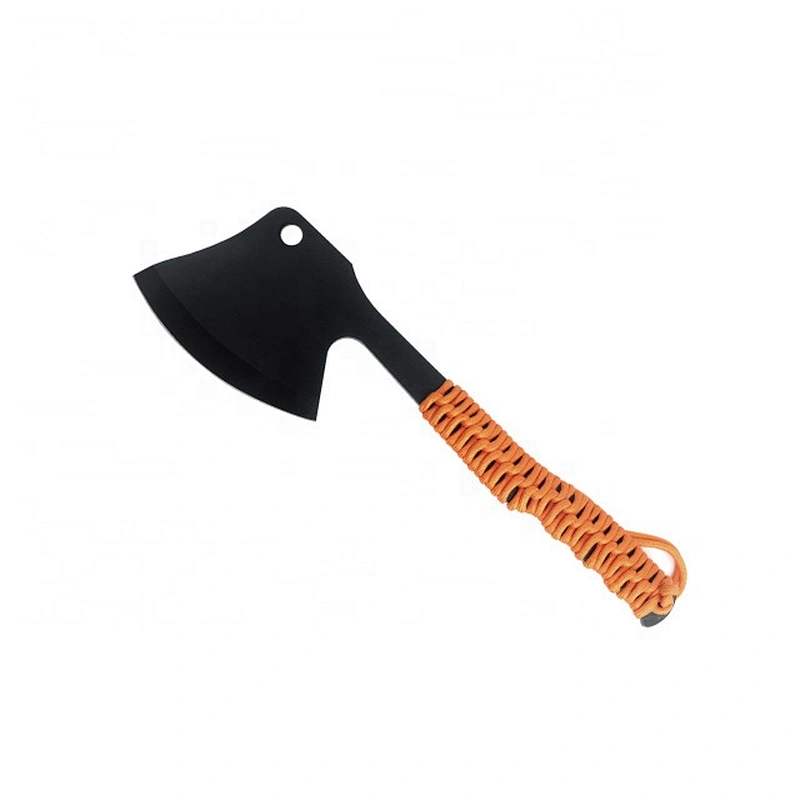 Outdoor Tool Set of 5  Pcs Orange Series Stainless Steel Axe Knife Shears Combination