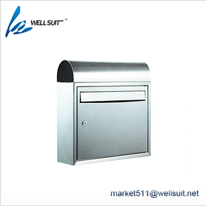 Modern wholesale stainless steel mailbox newspaper box