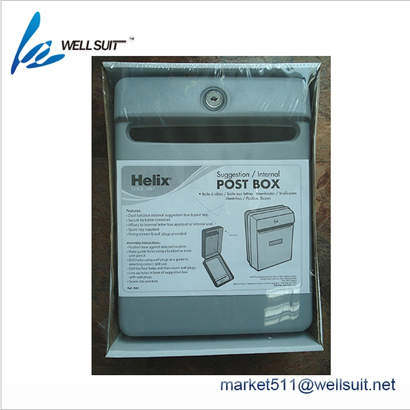 Plastic post mailbox
