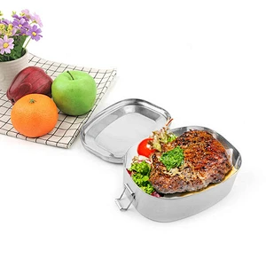 Stainless Steel Bulk Lunch Box Food Storage Container Stackable Bulk for Foods