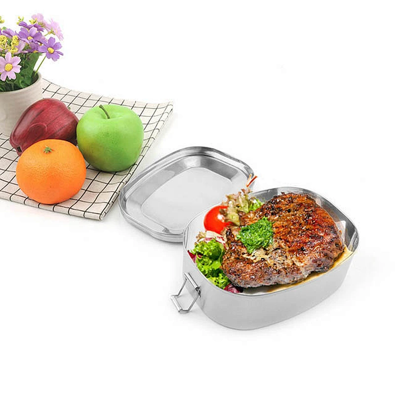 Stainless Steel Bulk Lunch Box Food Storage Container Stackable Bulk for Foods