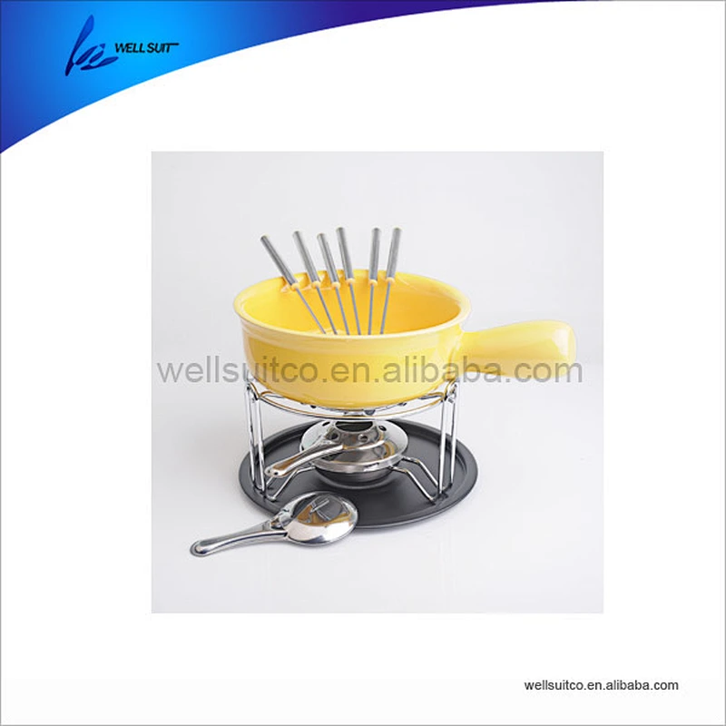 2017 hot selling good quality cheese fondue set