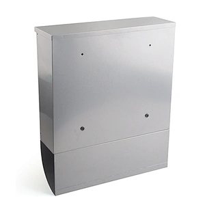 Modern Wall Mounted Mail Box Stainless SteelCustomized  Letter Box  with Newspaper Holder