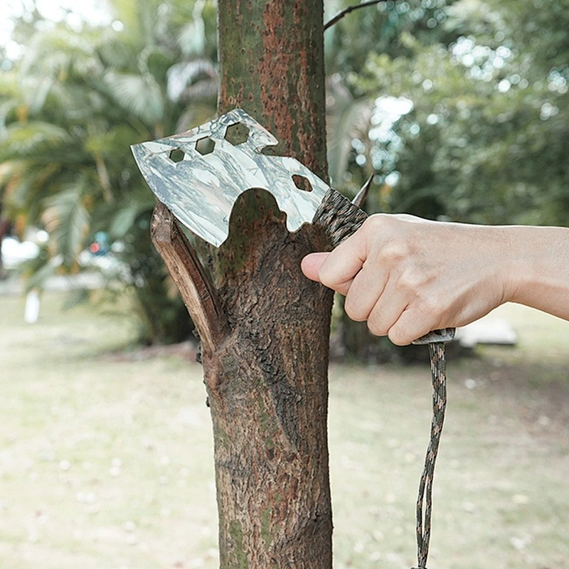Multi-Purpose Jungly Series Stainless Steel Outdoor Survival Axe Hatchet with Wrench and bottle opener