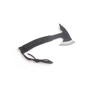New design hot selling stainless steel outdoor survival hatchet with nylon string handle