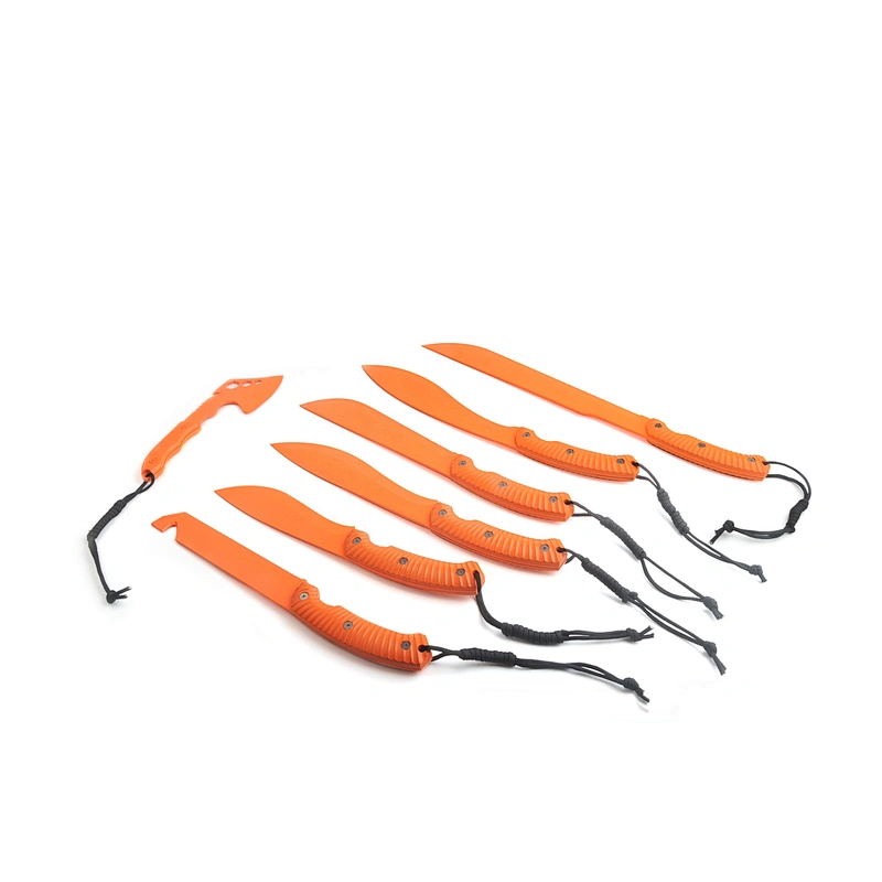8pcs Stainless Steel Knife And Axe Camping Hunting Set