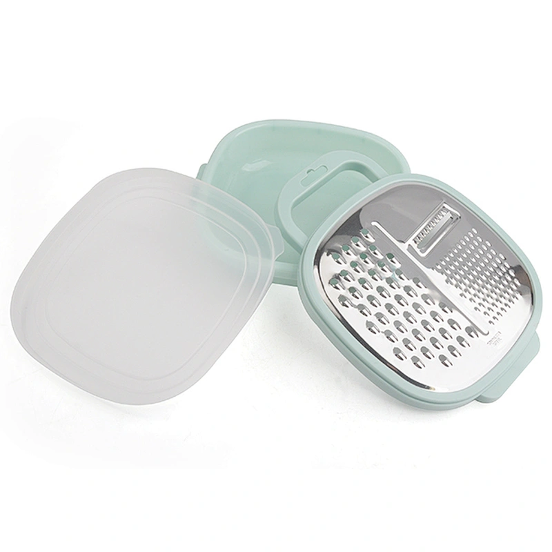 New design easy to use stainless steel  box shaped grater for vegetable