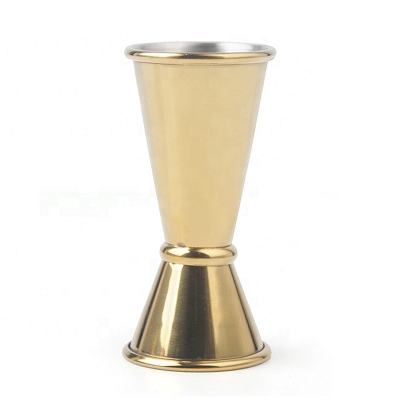 metal  measuring price  mini stainless steel slim double bell  custom bar jigger