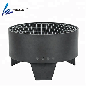 big size cast iron fireplace fire pit with 3 legs