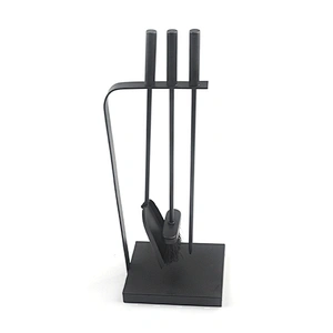 Fireplace accessories  for garden outdoor fireplace with stand wooden holder