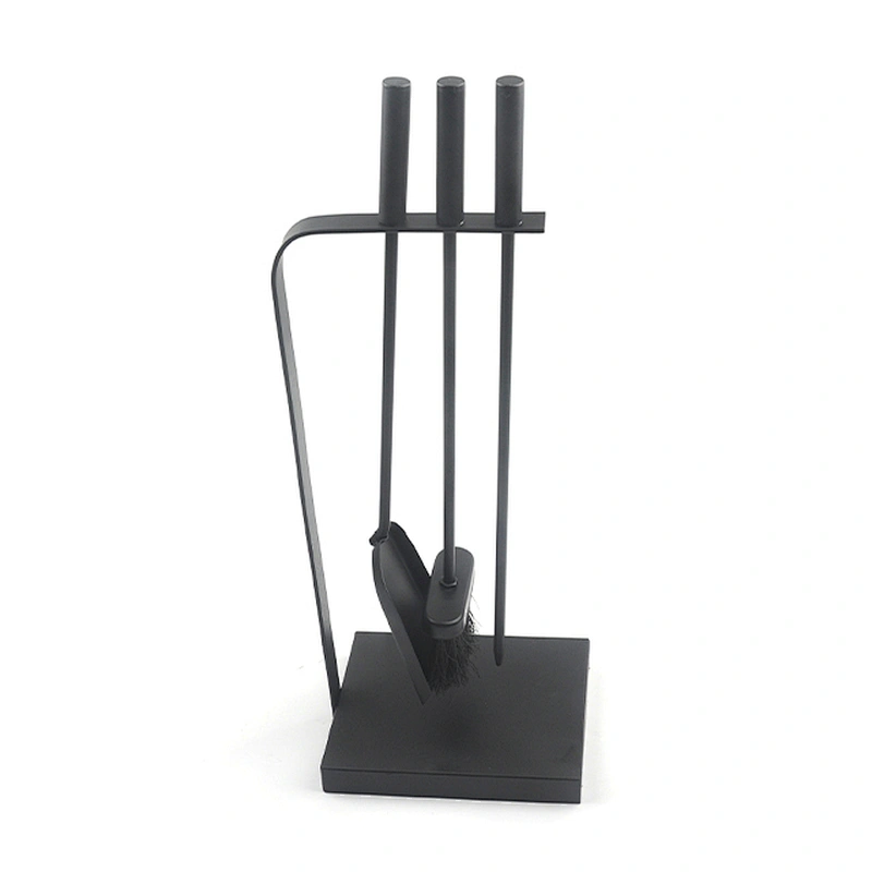Fireplace accessories  for garden outdoor fireplace with stand wooden holder