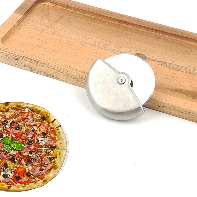 New design stainless steel round pizza cutter wheel pizza cutter knife pizza tools