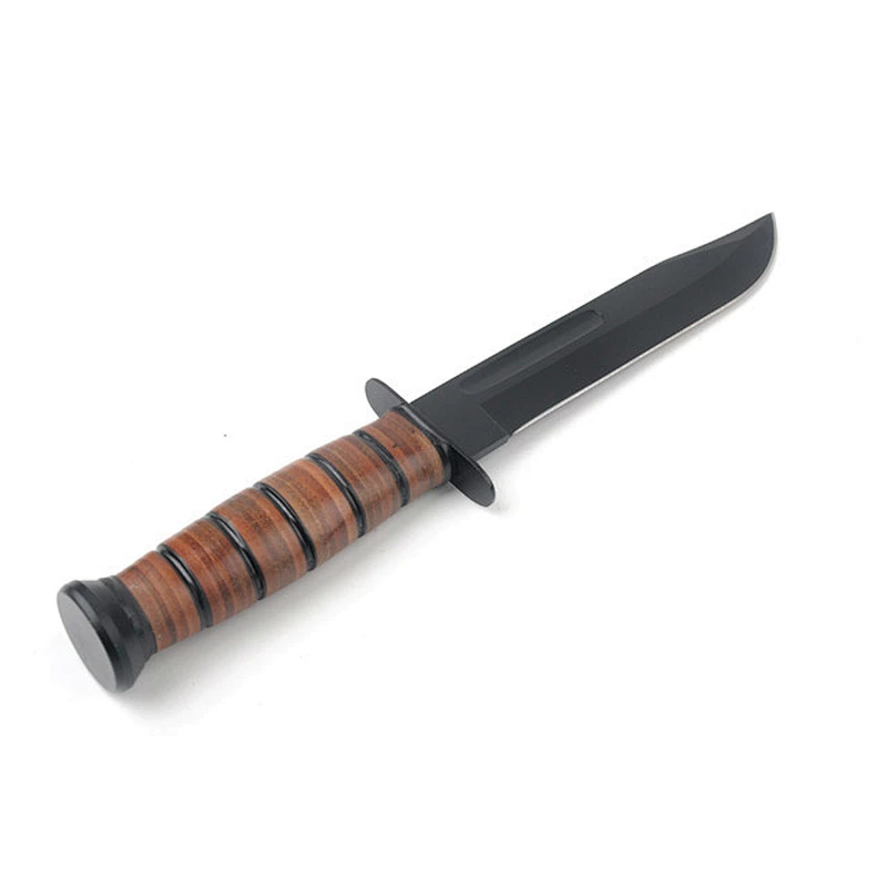 Best selling  camping Hunting Knife with leather handle