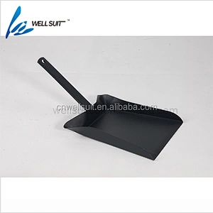 USA Best fireplace easy carry black iron shovel with wooden handle