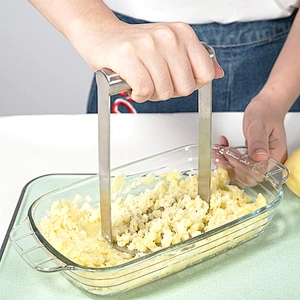 Hot selling new design stainless steel potato press potato masher
