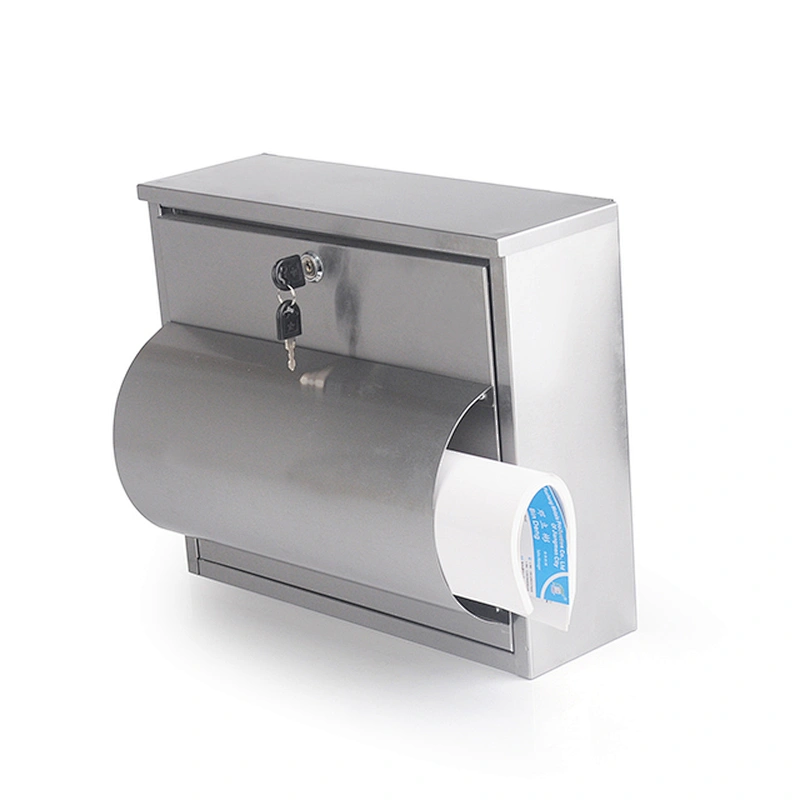 Popular New design good quality  stainless steel  garden letter box home use rust-proof mailbox