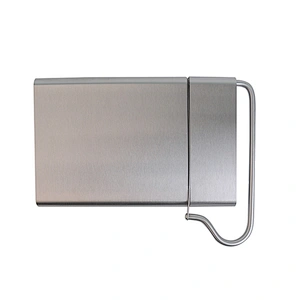 Stainless steel cheese slicer with a spare blade