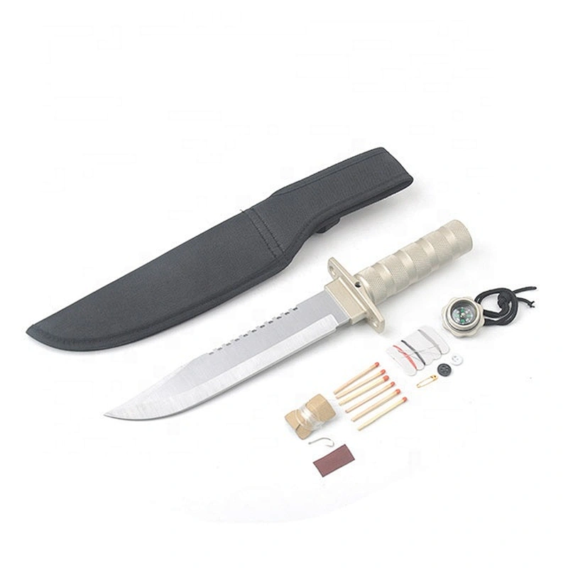 Hot selling outdoor Pocket Folding Wilderness Survival Knife Multi Functions