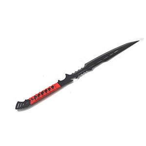 New arrived full tang stainless steel black painting blade matchet knife with sheath