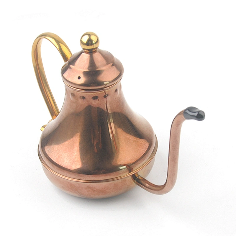 Hot popular new design Copper classic vintage coffee milk tea pot