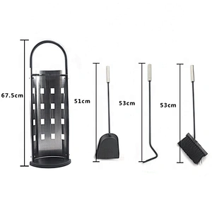 2019 new tools stainless steel  fireplace companion accessory set fireplace tool