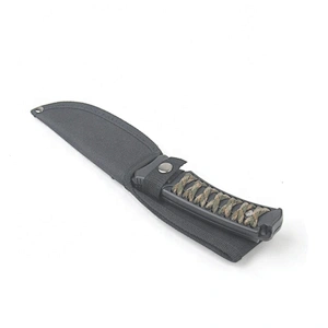 Paracord Handle Stainless Steel Blade Outdoor Camping Survival Knife