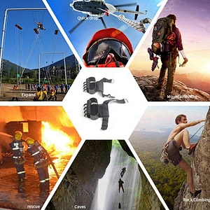 Easy Portable Winter Season Snow Ice Walking Hiking Climbing Fishing Four  Steel Spikes Hand Claws