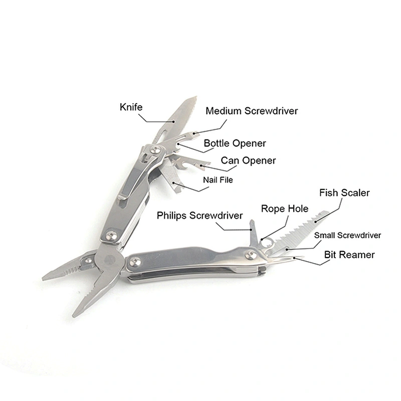 Stainless Steel  Multi Functions  Plier Combination tools 11 in 1