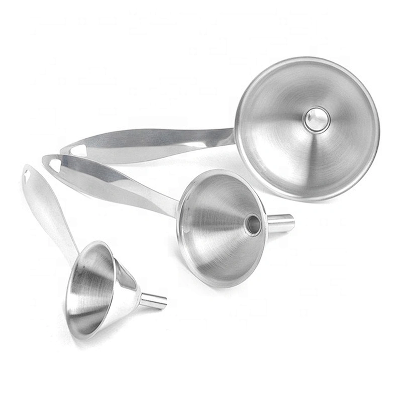 New design hot selling stainless steel kitchen funnel