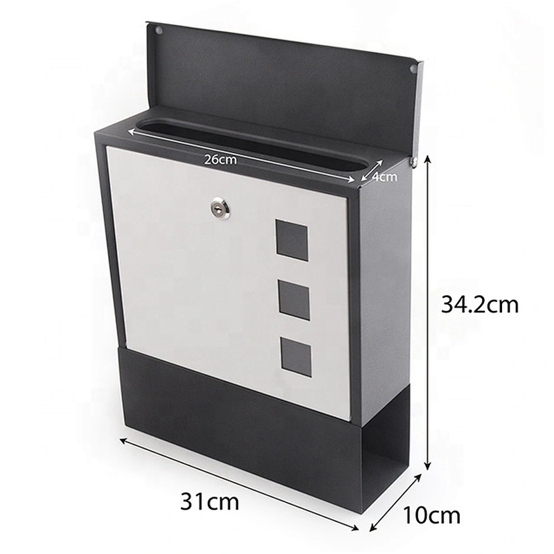 Post office box desgin metal mailbox outdoor