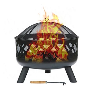 Outdoor Decorative iron brazier for barbue