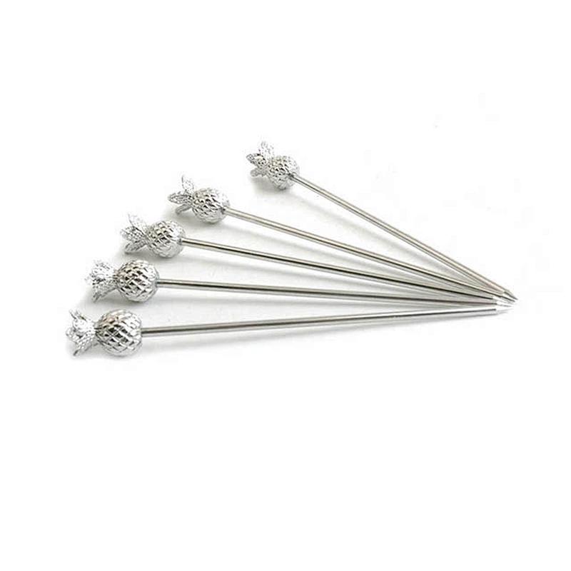 Creative Stainless Steel Fruit Fork Metal Reusable Fork