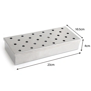 Barbecue Outdoor Grill Smoker Box  Wood Chip Smoker Box For Grill