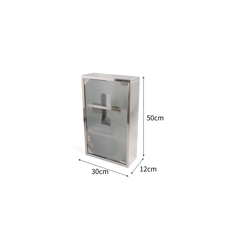 Latest lockable metal first aid medical box for home or hospital