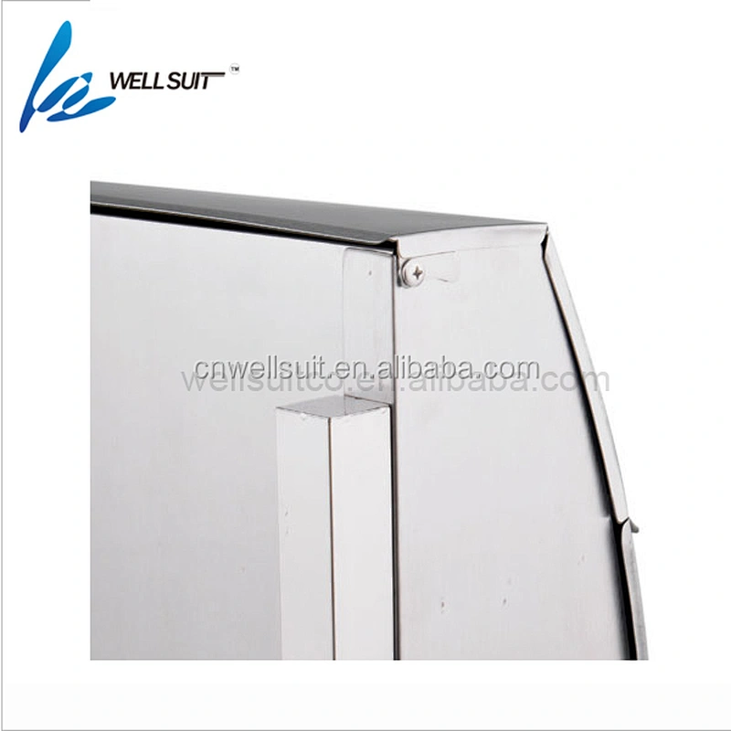 waterproof Semi Curve lockable mailboxes stainless steel modern uban style