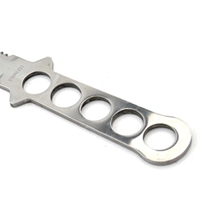 All Stainless Steel Blade Handle Diving Knife with ABS Sheath