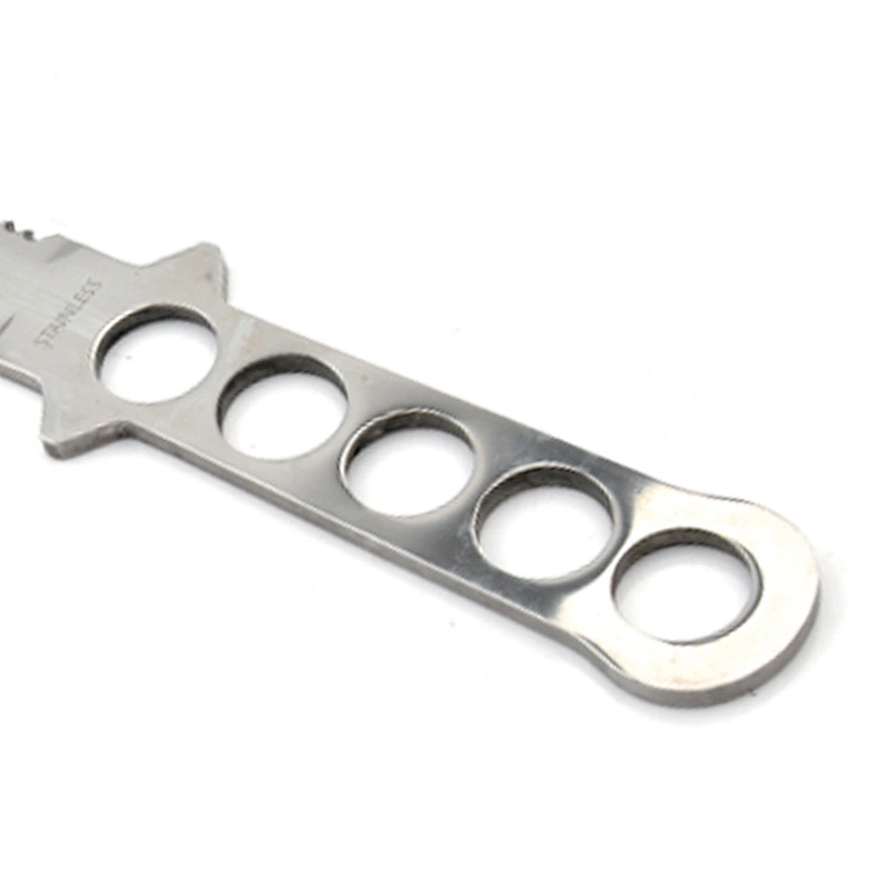 All Stainless Steel Blade Handle Diving Knife with ABS Sheath