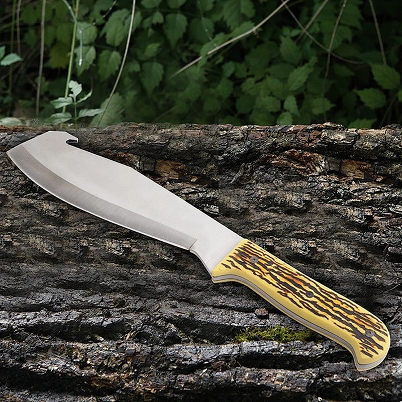 Classic Stainless Steel Outdoor Survival Camping Machetes Knife Set With Soft Handle