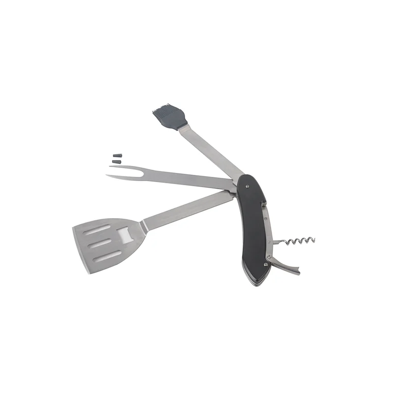 New 3 Pcs Stainless Steel BBQ Barbeque Cooking Utensil Tool Set