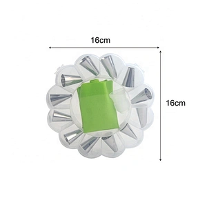Seamless 304 Stainless Steel Cake Icing Nozzle Piping Tip