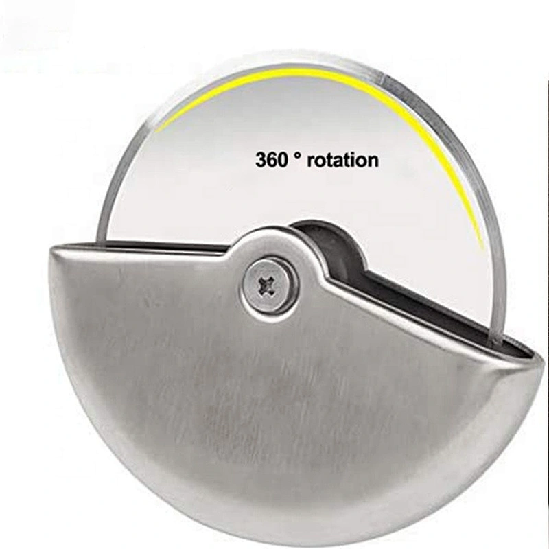 New design stainless steel round pizza cutter wheel pizza cutter knife pizza tools