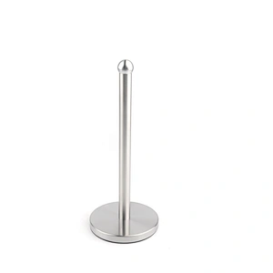 Customized Stainless Steel Stand Napkin Paper Holder Towel Roll Metal Steel Countertop Rack Tissue Roll Tissue Holder
