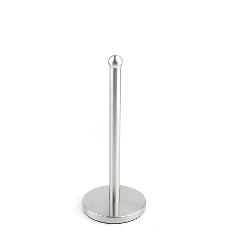 Customized Stainless Steel Stand Napkin Paper Holder Towel Roll Metal Steel Countertop Rack Tissue Roll Tissue Holder